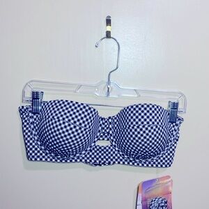 Black & White Gingham Bikini Set NWT